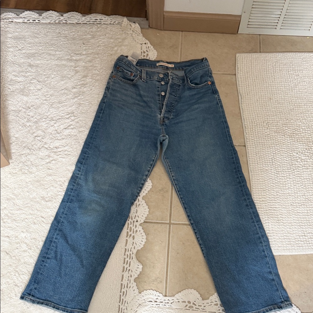 Levi's Blue Straight Leg Women's Jeans